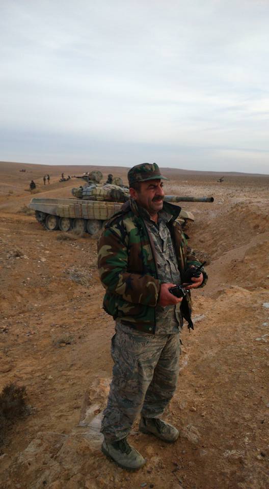 Syrian Brig General Fouad Kaddour died in East Homs today. Hes been a primary commander there since the recent fighting started in Dec '16  
