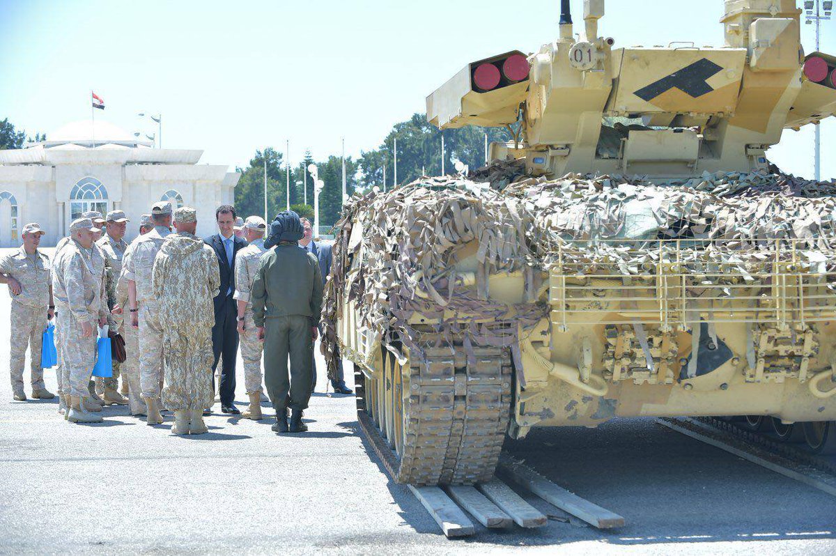 Russia deploys BMPT-72 Tank Support Vehicle in Syria
