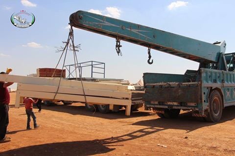 In June the Stabilization Committee of Aleppo Provincial Council provided Ghandoura village with a genset, Bzaah town with automatic bakery, Al-Bab city with ambulance and Zoughra IDP camp with a mobile clinic  