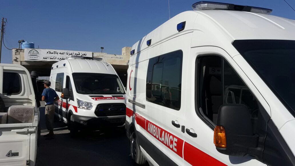 In June the Stabilization Committee of Aleppo Provincial Council provided Ghandoura village with a genset, Bzaah town with automatic bakery, Al-Bab city with ambulance and Zoughra IDP camp with a mobile clinic  