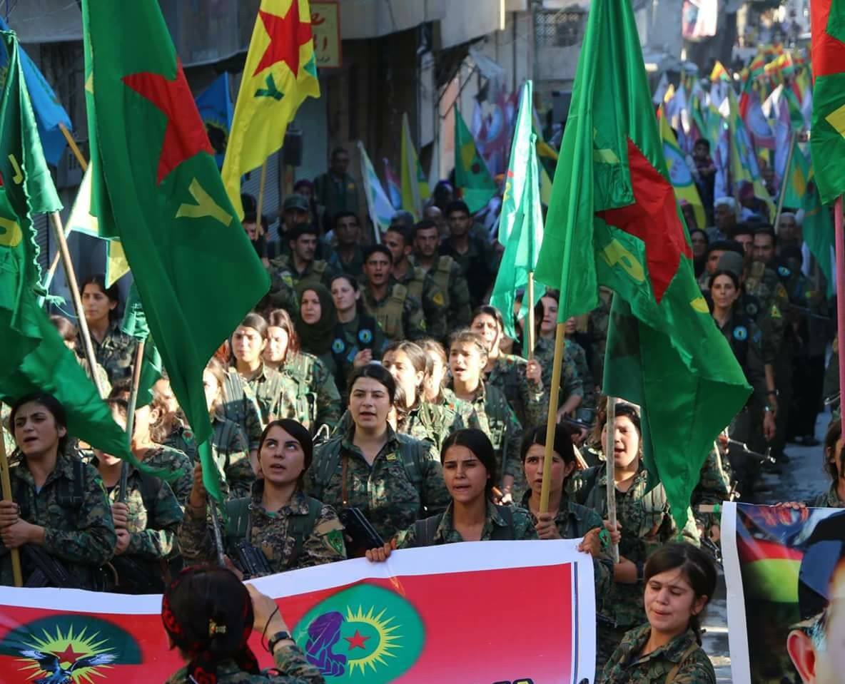 Sheikh Maqsood neighbourhood today, Aleppo.  