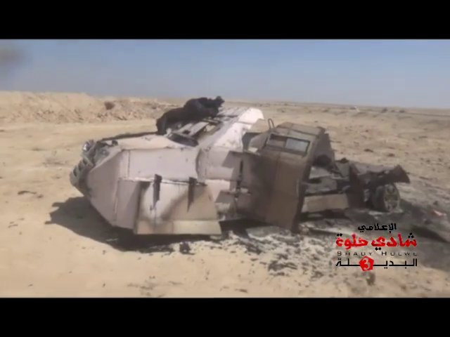 SVBIED and weapons found by the Tiger forces during the battles towards Deir ez-Zor 