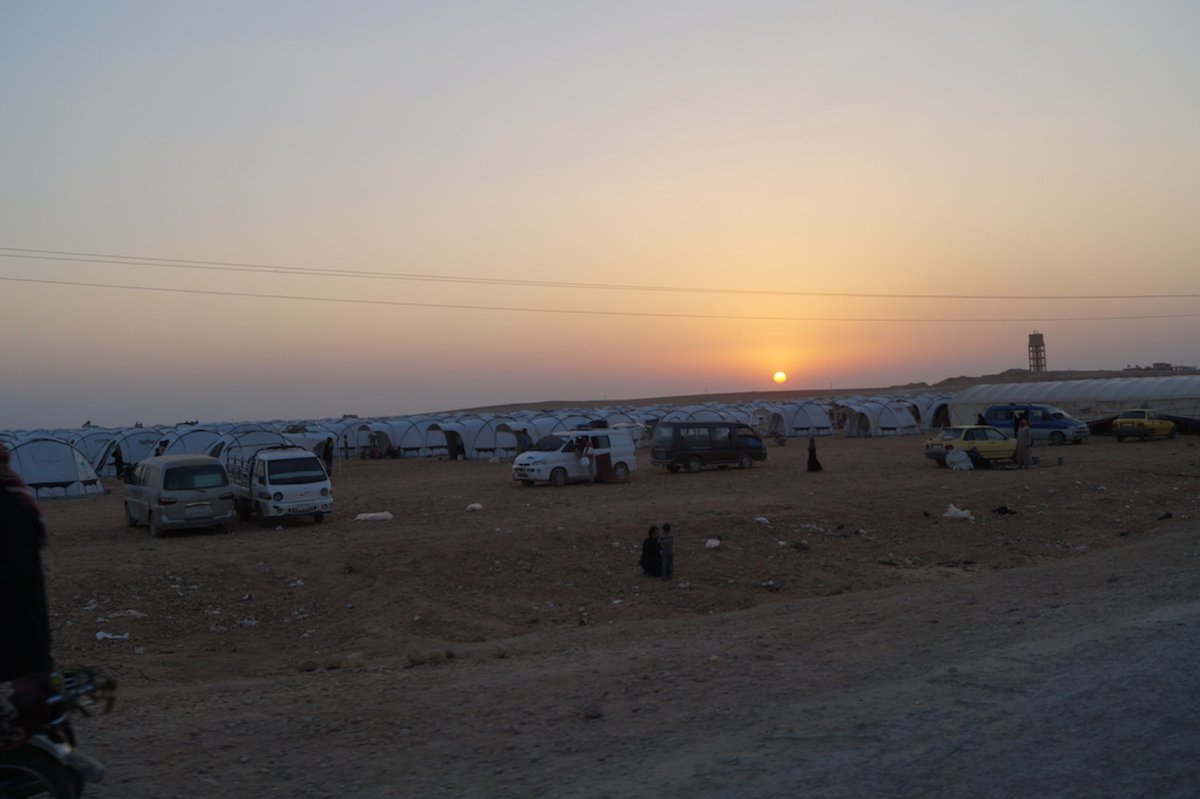 New camp opened outside of Ain al Issa (100 tents). Mostly IDPs from Raqqa and Deir.