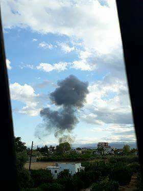 Aircraft crash after taking off from Hameimim base in Lattakia