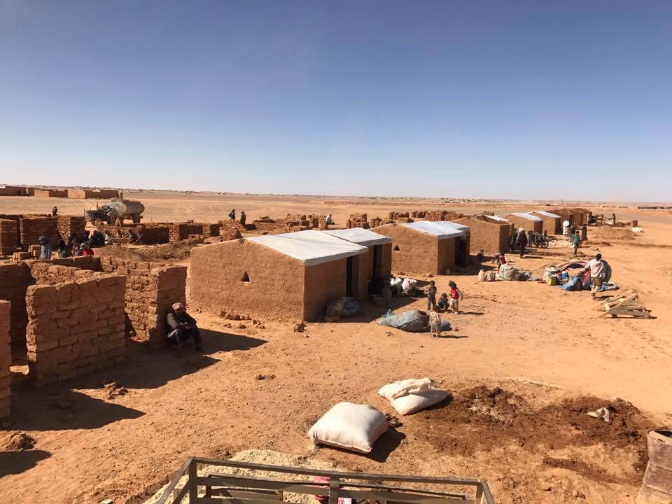 S. Syria: 500+ refugees from DeirEzzor province being settled near Al-Rukban camp (Al-Tanf security zone).