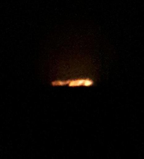 Incendiary bombs are back. And the 1st village hit (Rebel-held, Um Zahmak) is precisely next to frontline with ISIS (NE. Hama). Syria    