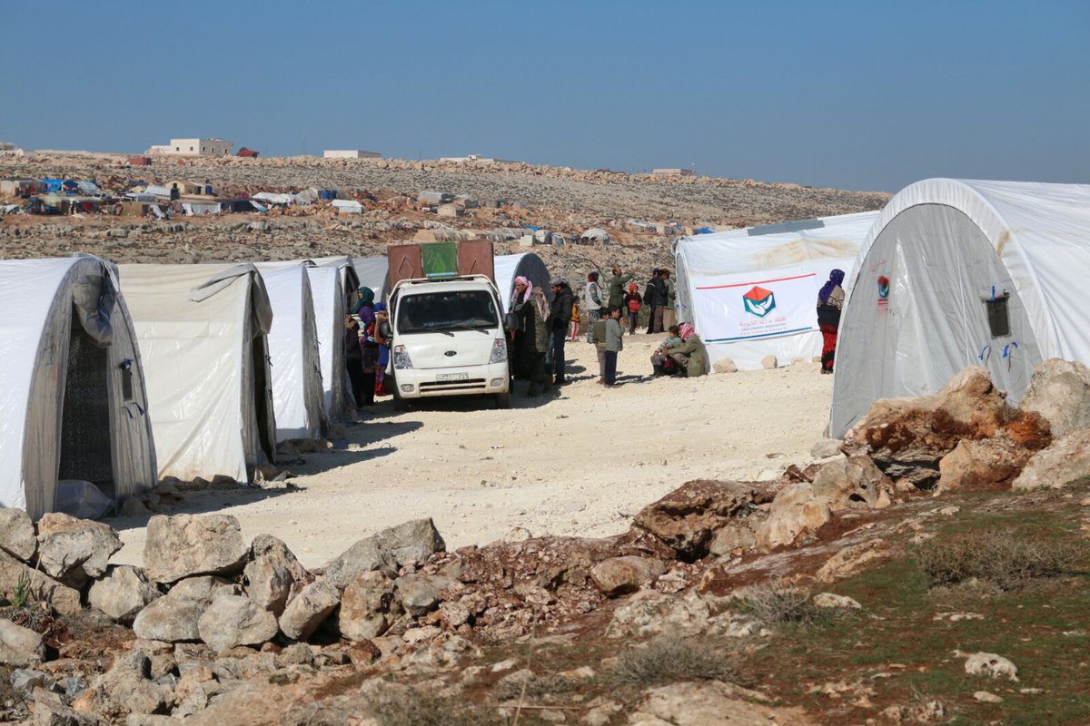 Saed Charity establishing camps to host displaced civilians from Hama