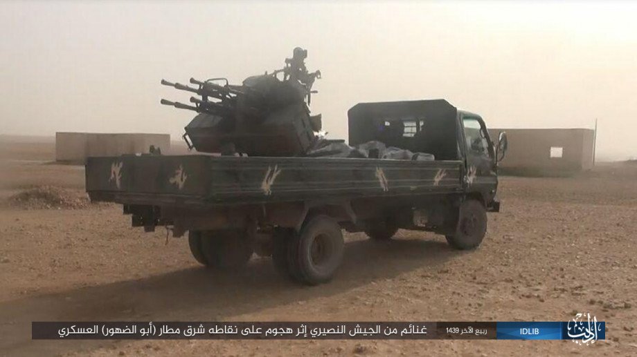 SE. Idlib: ISIS captured 4 Kornet ATGM|s + launcher, vehicles and weapons from government.   