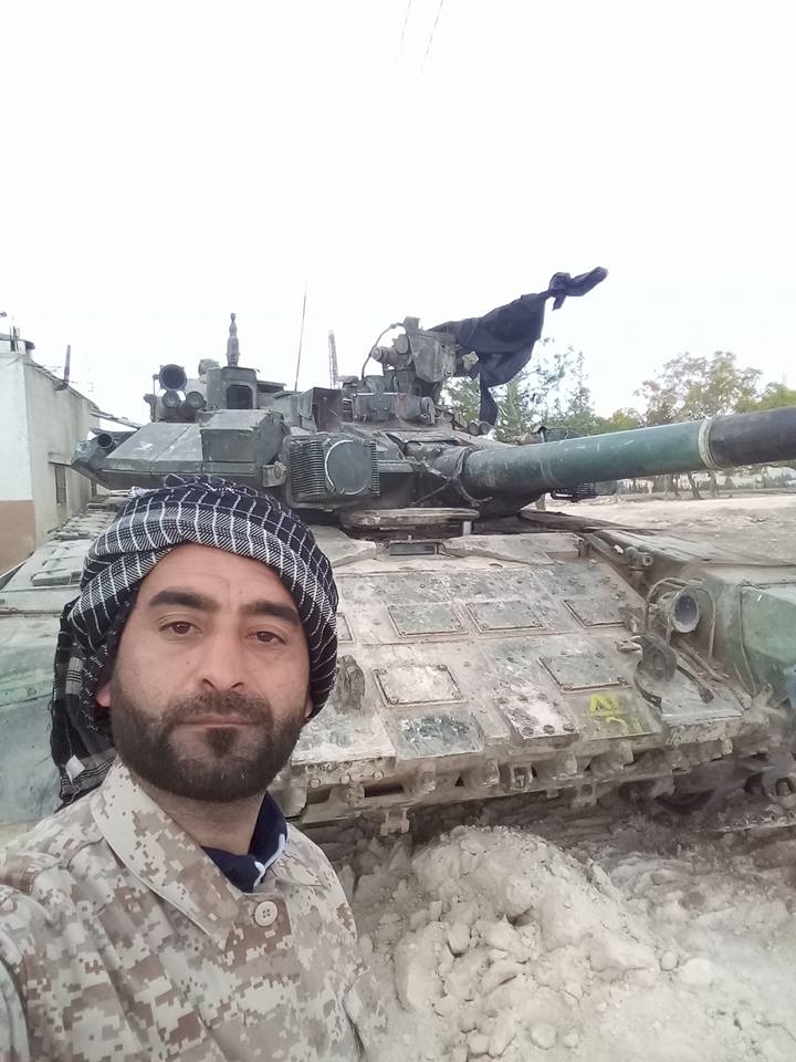S. Aleppo: T-90A surfacing again while government and IRGC-linked forces launched offensive against Rebels SE. of Hader.  