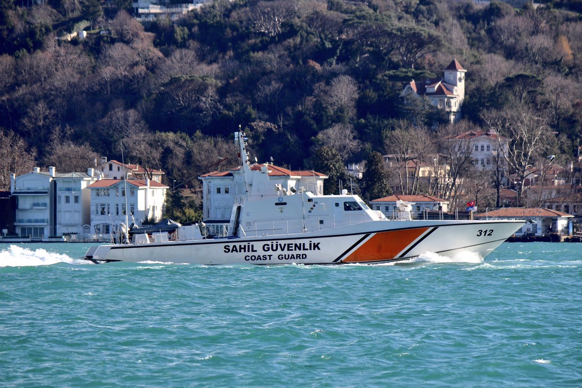 Turkish Coast Guard TCSG312 And SAGET4306 Monitored ВМФ ЧФ BSF Ropucha ...