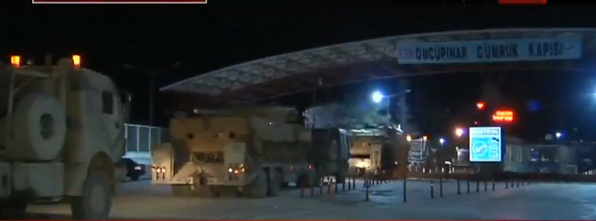 Turkish Leopard 2A4 tanks are crossing the border and going to Azaz