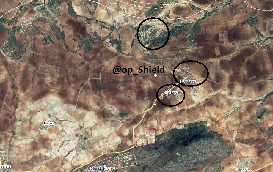 #OpOliveBranch announces of the control over Sheikh Ubasi, Marsu and Haftar.