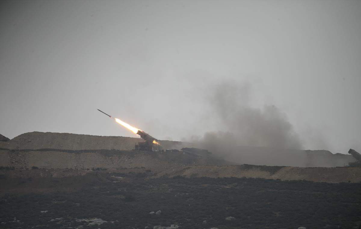 TR-122 ÇNRA  bombarde vers Afrin