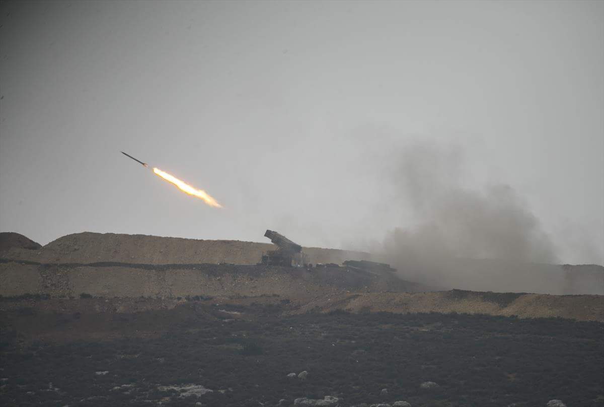 TR-122 ÇNRA  bombarde vers Afrin