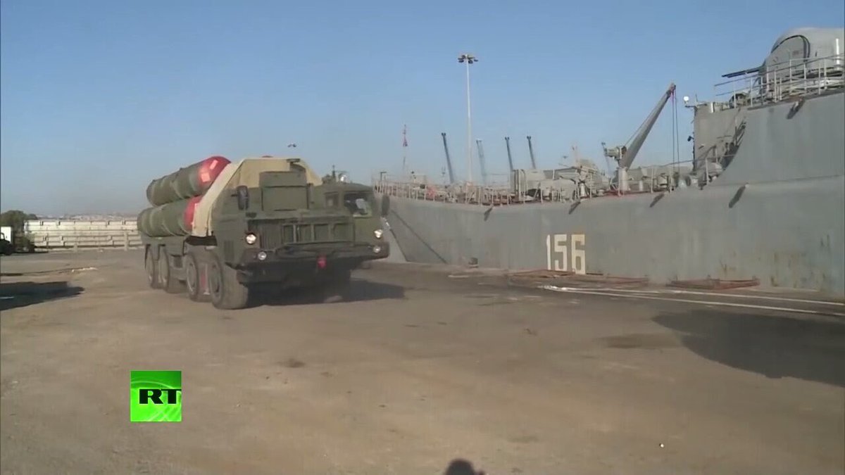 Another S-400 battery arrived to Tartus   