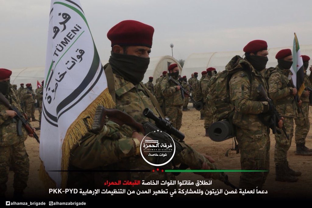 FSA,Syrian armed opposition including 'Kurdish Hawks' are preparing to kick off the second phase of Operation Olive Branch against YPG in the coming days, as they finalize plans for their course of attack 