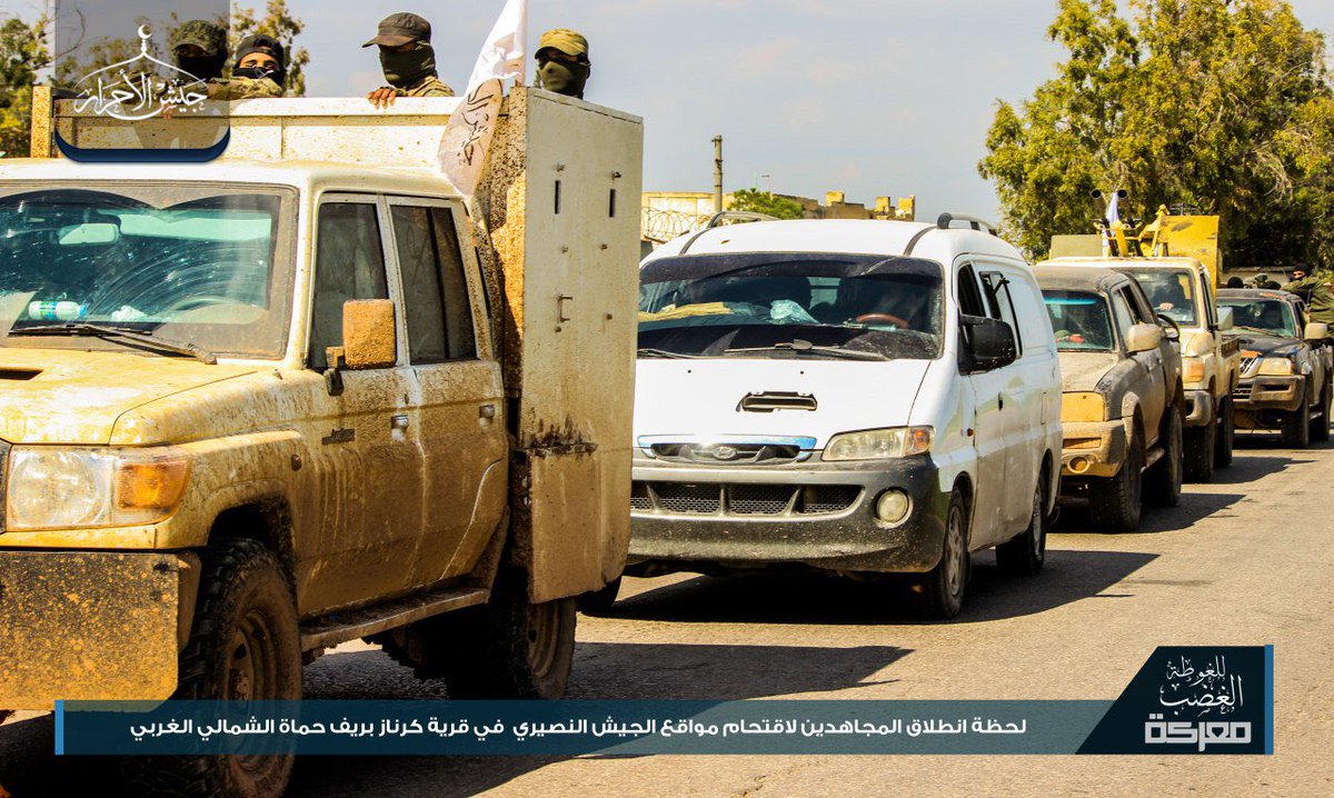 Fighting in Battle Anger for Ghouta focuses on Karnaz, al-Hamamiyat, and al-Mughayyir Hama   