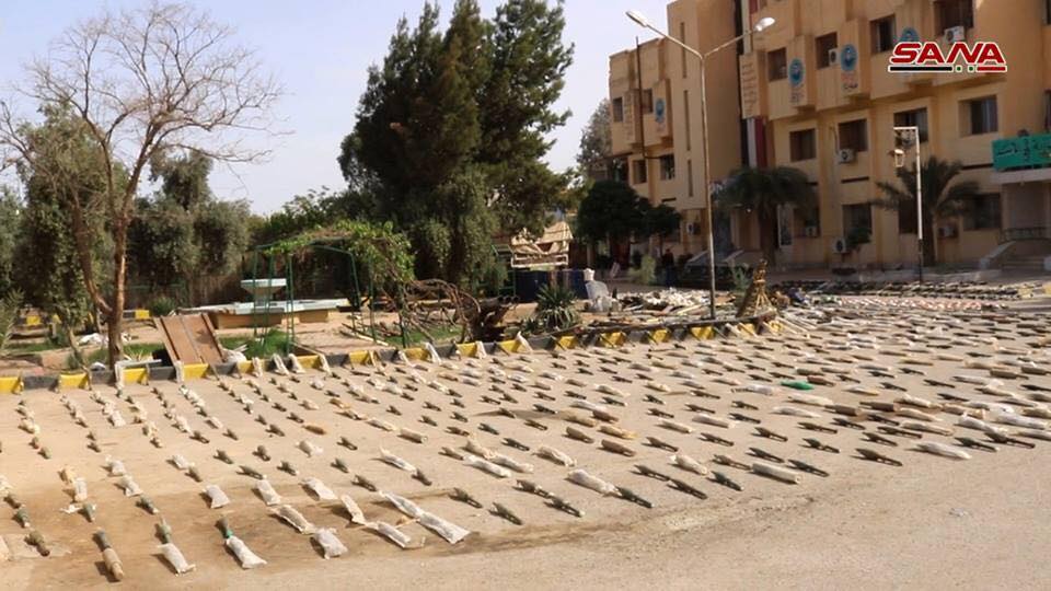 SAA found another weapons depot in Deir Ez-Zor countryside   