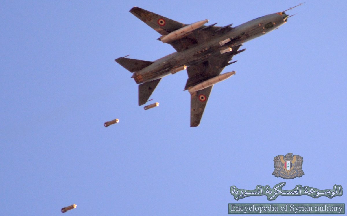 Photos of the Syrian Su-22 during raid   