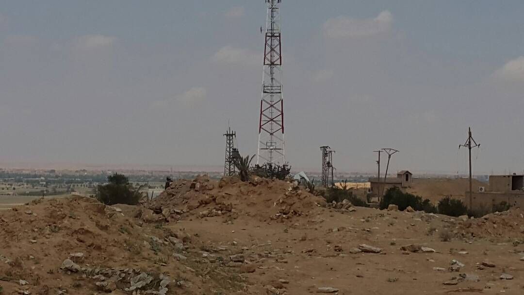 Cizire Storm: SDF are inside al-Baghouz village. Here they have built telecommunication towers.   