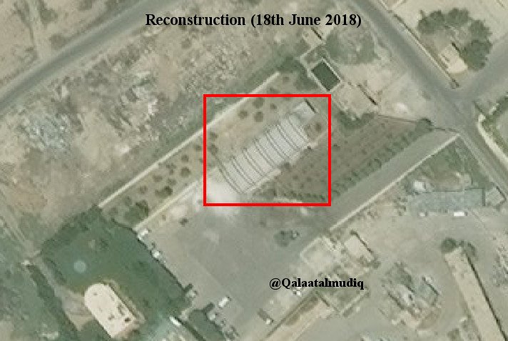 Syria: building destroyed by Israel in Damascus International Airport (10th May) was already rebuilt at the end of June.    