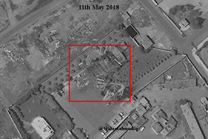 Syria: building destroyed by Israel in Damascus International Airport (10th May) was already rebuilt at the end of June.    