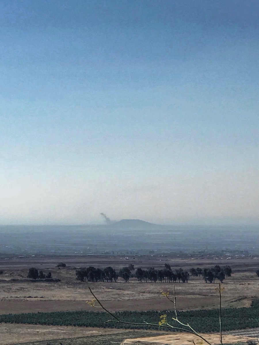 The Syrian govt is making fast headway against rebels north west of Daraa. Tents line the border with Israel- no real aid relief for them here