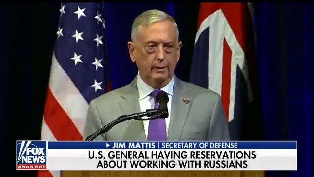 Defense Secretary Mattis: The only reason that the murderer Assad is still in power, the primary reason is because Iran has stuck by him, reinforced him, funded him.   