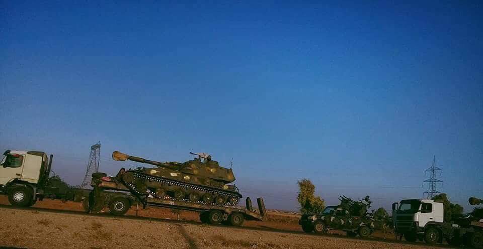 Syrian army pushing weapons to North Syria in prepartion of offensive