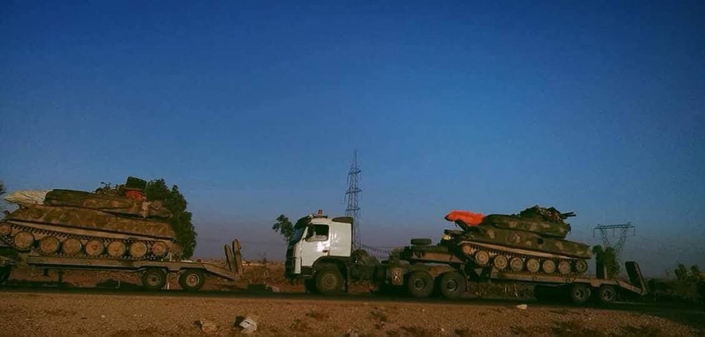 Syrian army pushing weapons to North Syria in prepartion of offensive