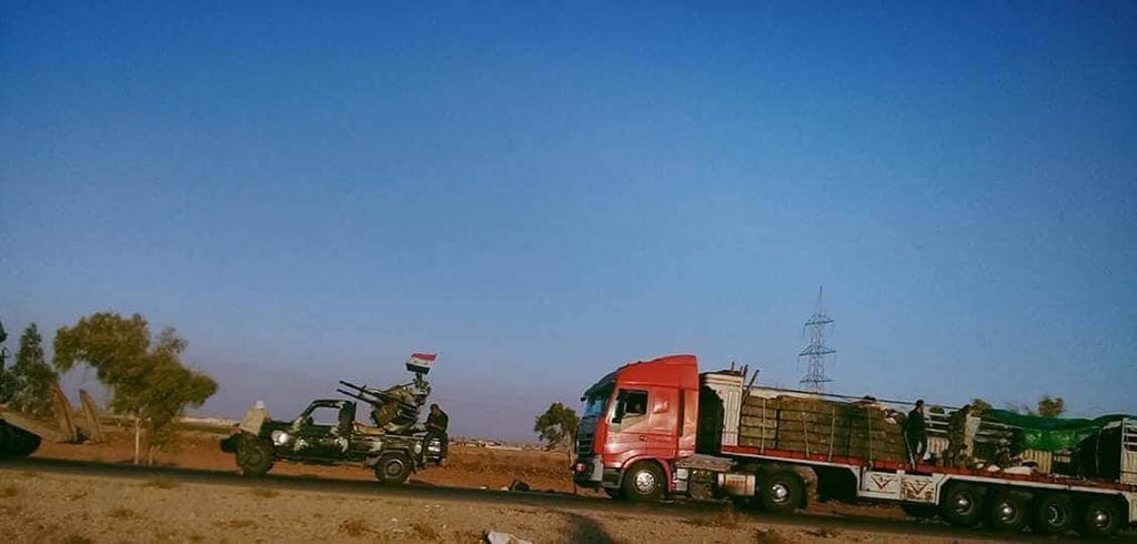 Syrian army pushing weapons to North Syria in prepartion of offensive