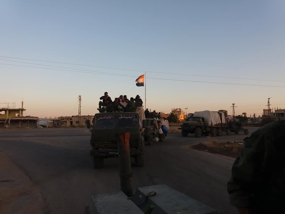 5th Corps on way to rural Idlib.   