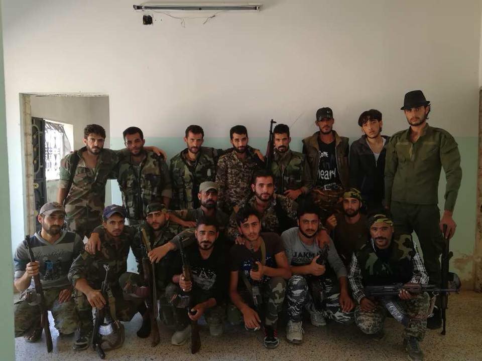Syria: up to 500 fighters from reconcilied Daraa prov. will take part in upcoming Idlib Offensive. Most of them are ex-Rebels from Inkhil (pic), Nawa, Herak, etc. and part of 5th Corps.    