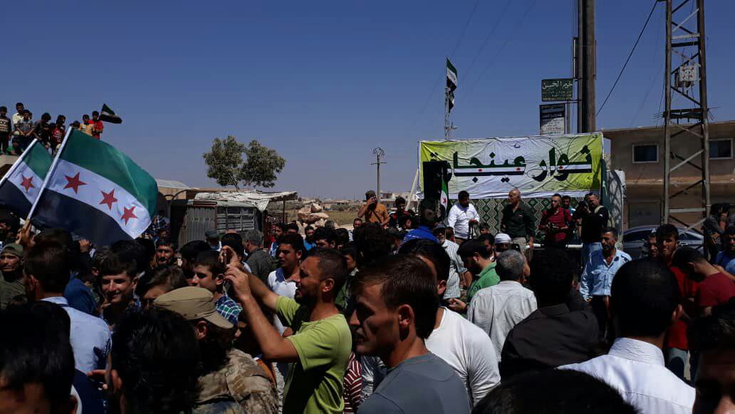 Demonstrations in many cities of Idlib and Aleppo against Russian aggression 