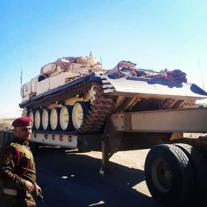 Units from 9th Armored Division arrive to the Syrian border.