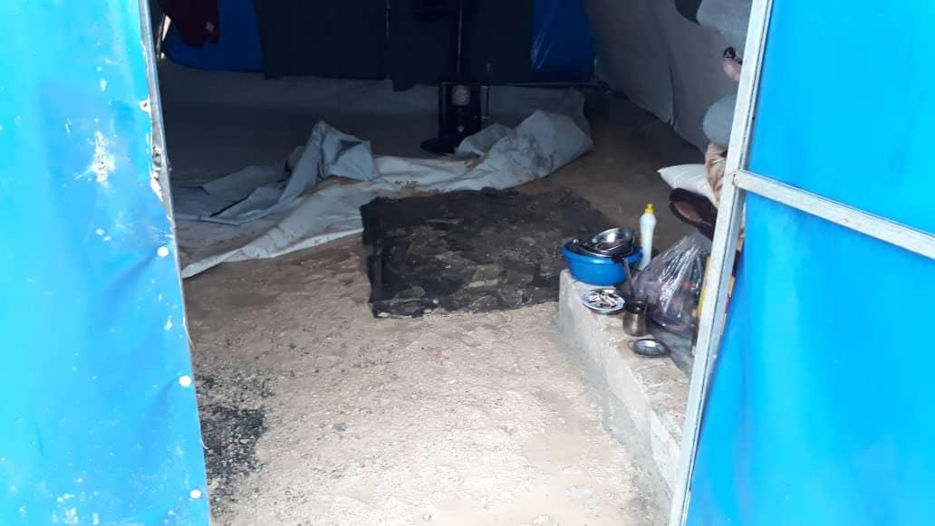 Afrin IDPs in Shahba camp  Northern Syria    