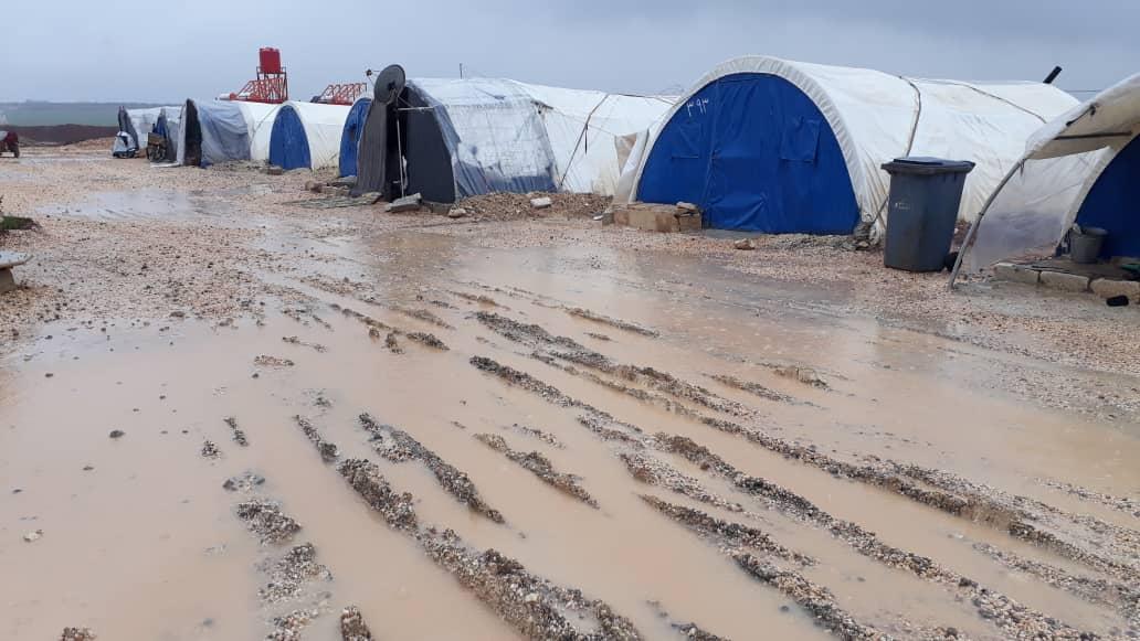 Afrin IDPs in Shahba camp  Northern Syria    
