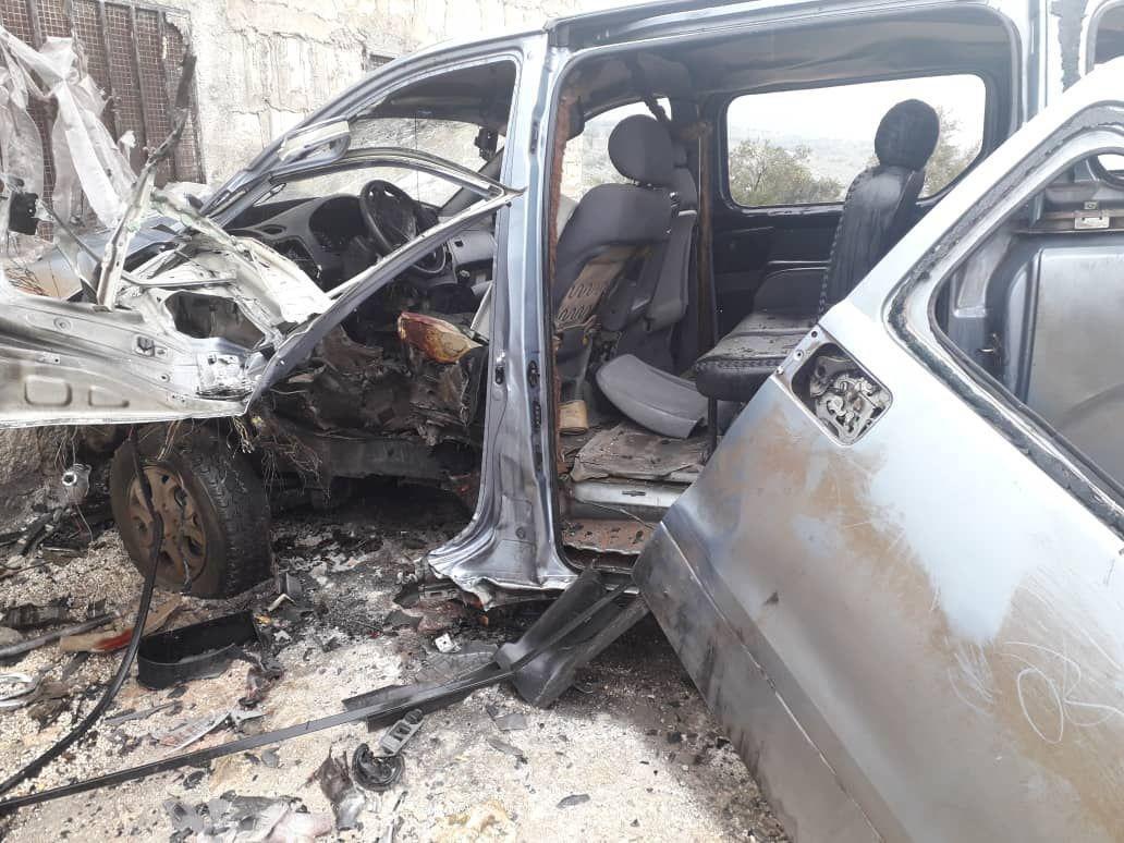 IED explosion near Idlib wounded 2   