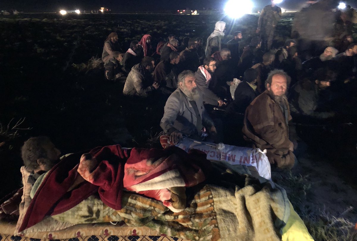 ISIS militants surrendered to Kurdish-led SDF tonight in Baghouz.   