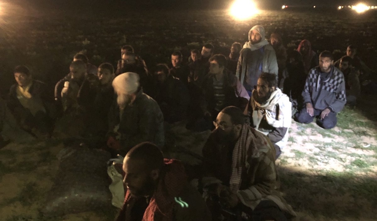 ISIS militants surrendered to Kurdish-led SDF tonight in Baghouz.   