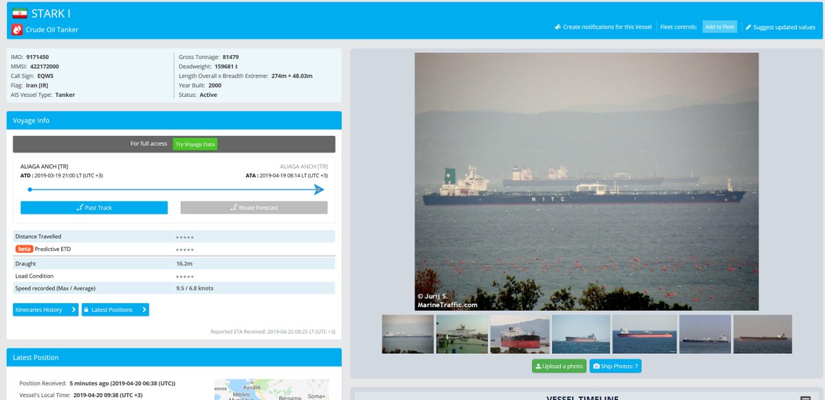 The Iranian Oil Tanker STARK I, has been arrived to Turkey, after 4 weeks of been retaining n the Egypt`s Suez, because it was going to Syria, the Syrian PM has mentioned a breakthrough in the current crisis