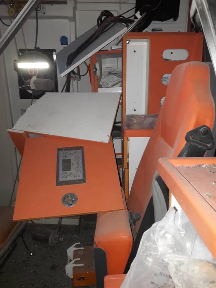 Ltamenah hospital, Hama countryside is  out of service after intensive Russian airstrikes. Russian warplanes are still hovering in the sky.   