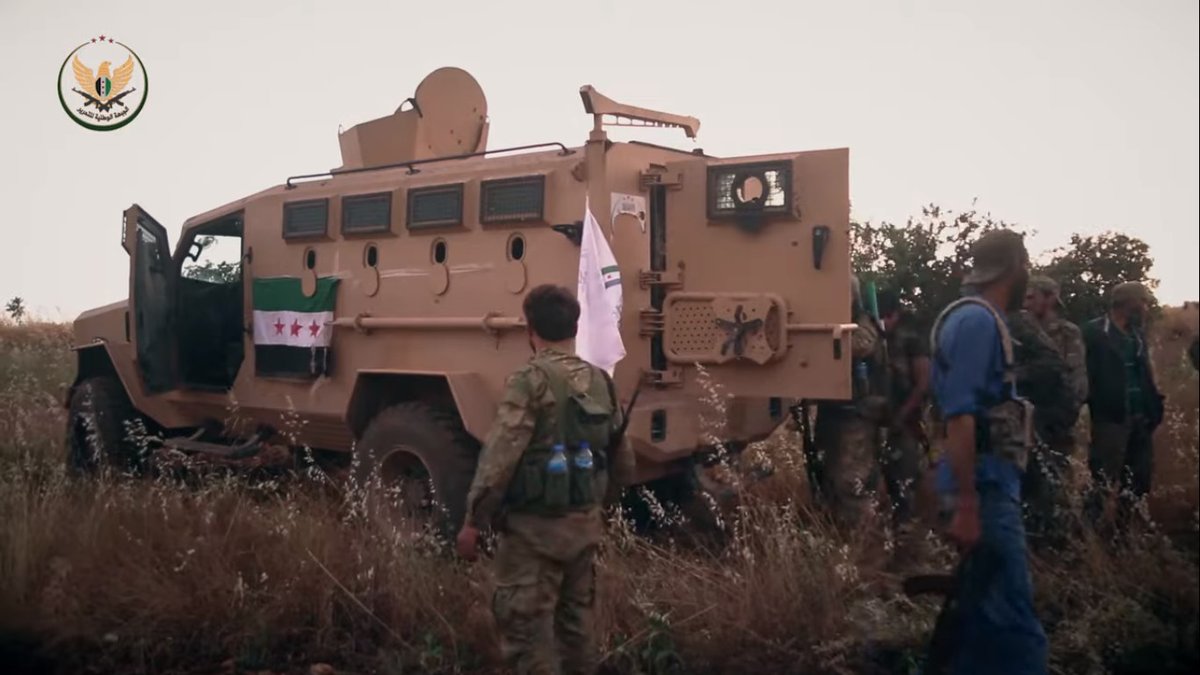 Syria: photos showing involvement of Jaish Izza and NLF for the counter-attack on KafrNabuda front (N. Hama). T-62M, T-72 and Panthera F9 visible.   