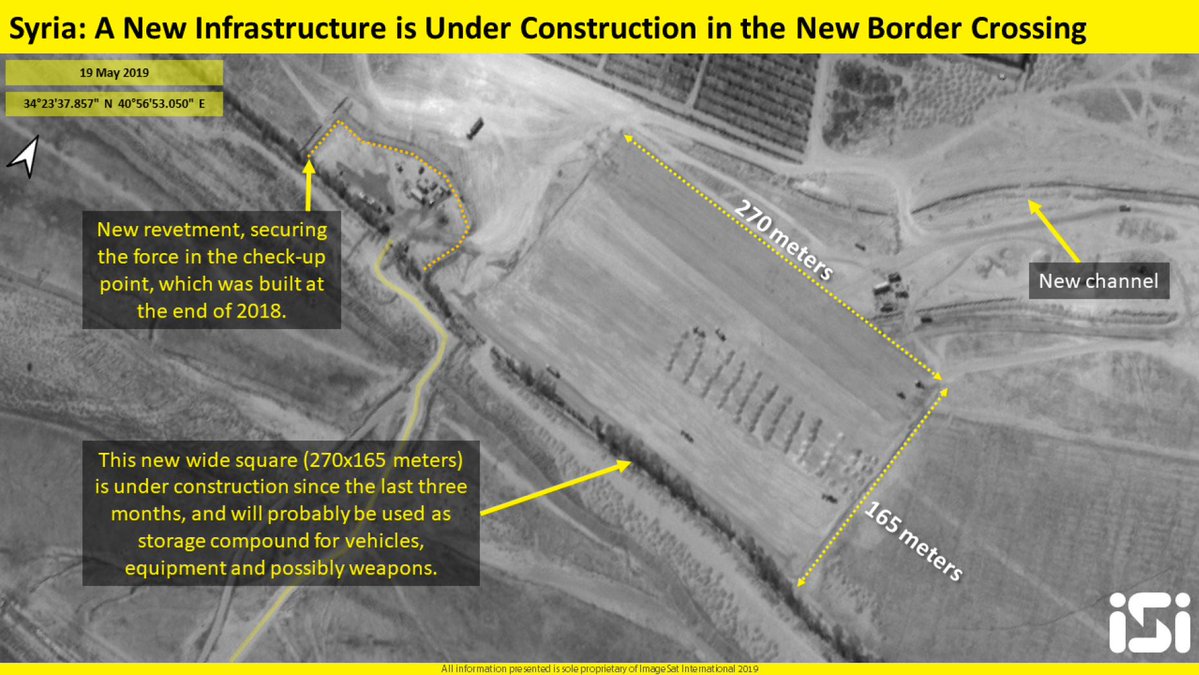 Iran is building new crossing on Syria-Iraq border for smuggling weapons and oil: satellite images   