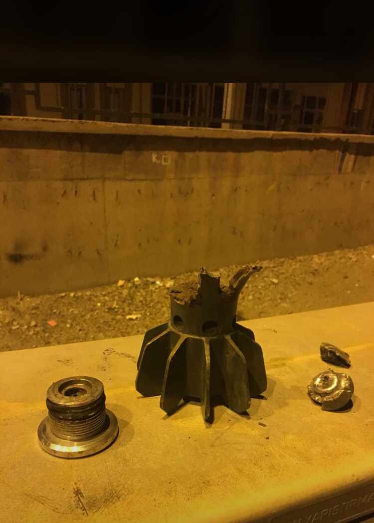 Mortar Pieces Falling in Cizre Katran Village, networks are down