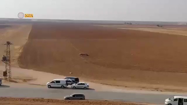 Video of the SDF withdrawal from the Turkey - Syria border