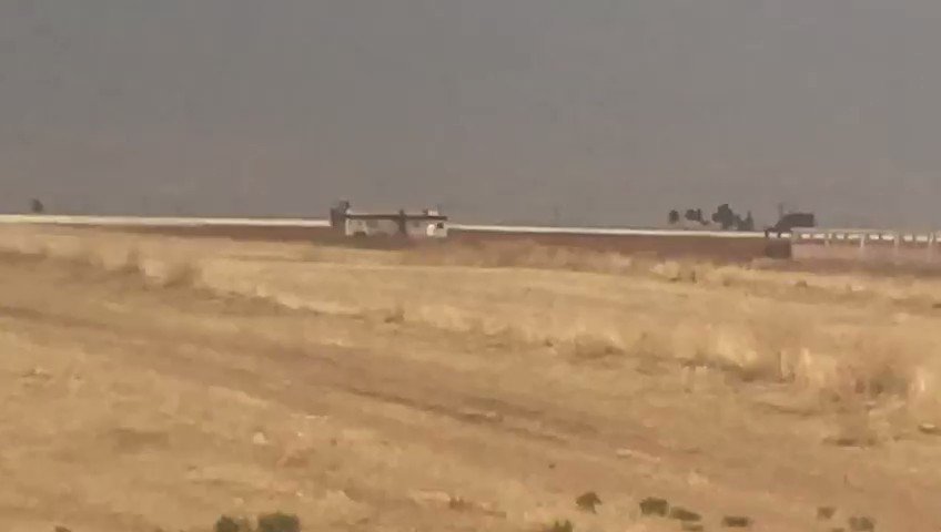 Syrian government forces at the border between Dirbasiya and Amude