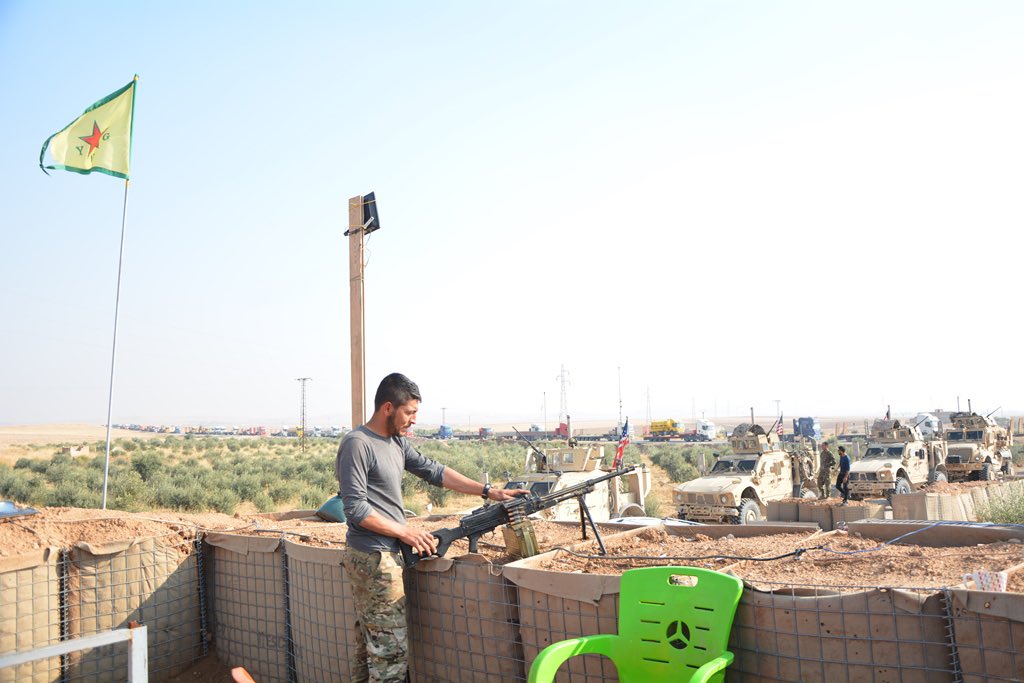 US reinforcements arrive at Sreen base south of Kobani   