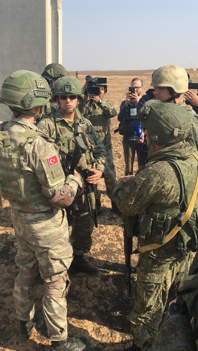 Russia-Turkey joint patrols have begun near Al-Darbasiyah