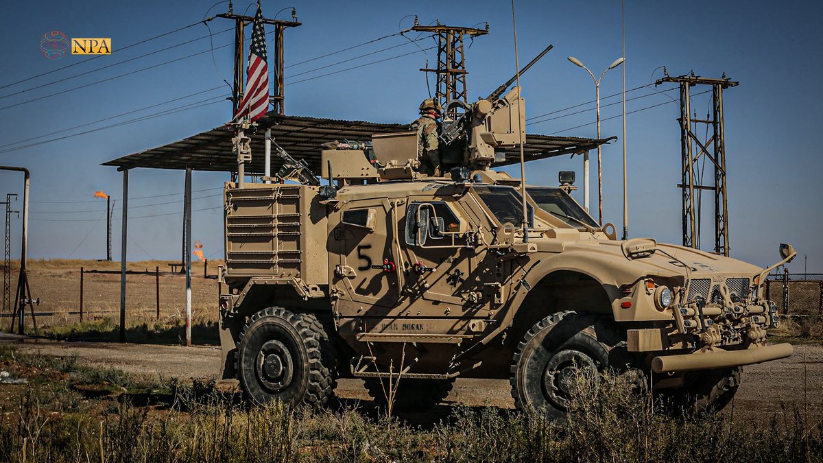 Remailan - A U.S. military patrol left Remailan and reached Tal-Kojar (al-Yarubiya) border-crossing with Iraq Toured the oil and gas fields in Karzero and Swaydiya fields